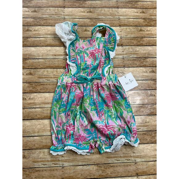 Love and Grow Palm Breeze Evelyn Romper 4T NWT - Picture 1 of 4